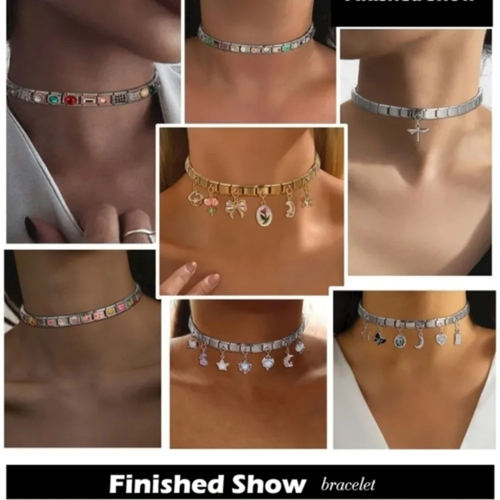 Charmlink Little Sis Big Sis DIY Personalized Composable Italian‎ Charm Bracelet